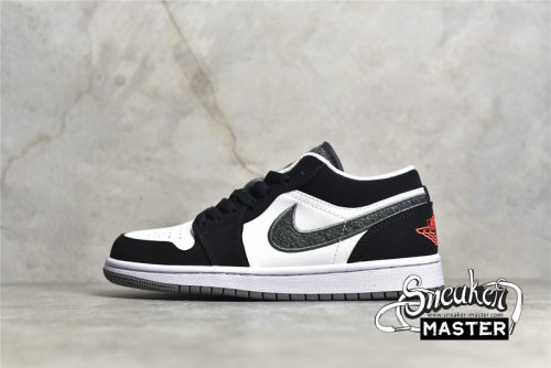 NIKE AIR JORDAN 1 RETRO LOW BLACK/WHITE-WOLF GREY-INFRARED 23 553558-029