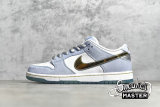 NIKE SEAN CLIVER X DUNK LOW SB HOLIDAY SPECIAL WHITE/PSYCHIC BLUE/METALLIC GOLD DC9936-100