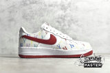 NIKE AIR FORCE 1 LOW 07 WHITE/RED/MULTI-COLOR 315122-443