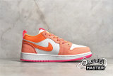 NIKE AIR JORDAN 1 LOW UTILITY GS ORANGE/WHITE/PINK DJ0530-801