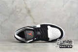 NIKE AIR JORDAN 1 RETRO LOW BLACK/WHITE-WOLF GREY-INFRARED 23 553558-029