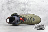 NIKE TRAVIS SCOTT X AIR JORDAN 6 MEDIUM OLIVE/BLACK/UNIVERSITY RED CN1084-200