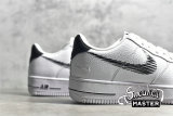 NIKE AIR FORCE 1 LOW ZIG-ZAGGED SWOOSH WHITE/WHITE/BLACK DN4928-100