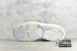 NIKE AIR JORDAN 6 RETRO GOLD HOOPS WHITE/SAIL/METALLIC GOLD/BARELY ROSE DH9696-100