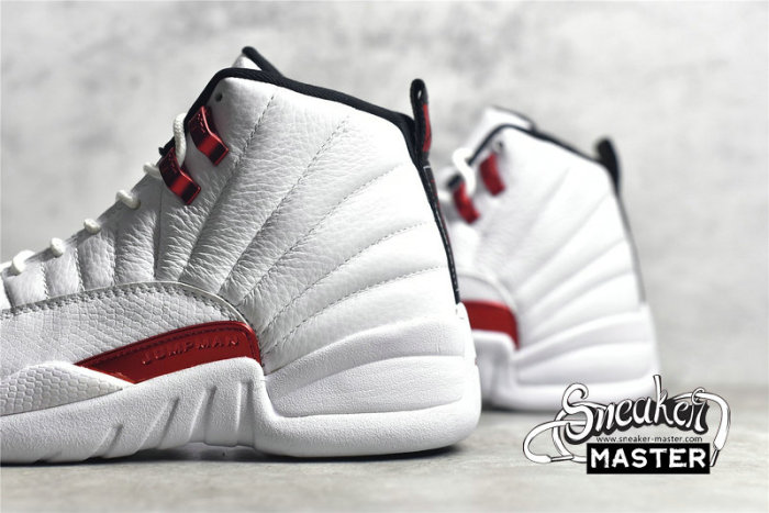 NIKE AIR JORDAN 12 RETRO TWIST WHITE/UNIVERSITY RED/BLACK CT8013-106