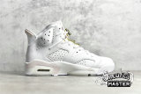 NIKE AIR JORDAN 6 RETRO GOLD HOOPS WHITE/SAIL/METALLIC GOLD/BARELY ROSE DH9696-100