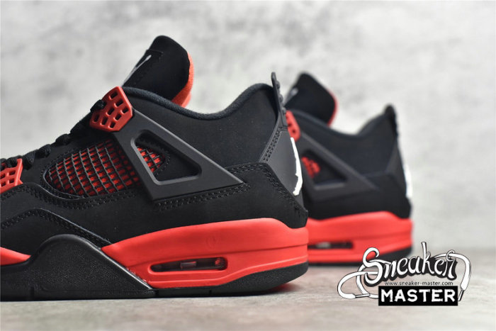 NIKE AIR JORDAN 4 RETRO RED THUNDER BLACK/WHITE-RED CT8527-016