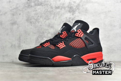 NIKE AIR JORDAN 4 RETRO RED THUNDER BLACK/WHITE-RED CT8527-016