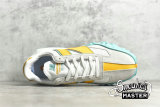 NEW BALANCE RUNNING SHOES WHITE/YELLOW/LIGHT GREY-BLUE XC-72-006