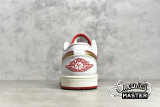 NIKE AIR JORDAN 1 LOW SE SPADES WHITE/UNIVERSITY RED/METALLIC GOLD DJ5185-100