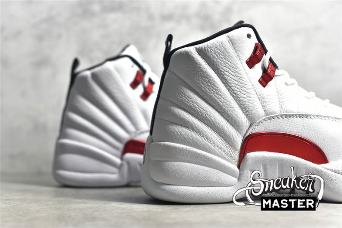 NIKE AIR JORDAN 12 RETRO TWIST WHITE/UNIVERSITY RED/BLACK CT8013-106