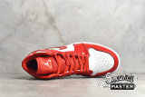 NIKE AIR JORDAN 1 MID RED PATENT CHICAGO RED/RED/WHITE DC7294-600