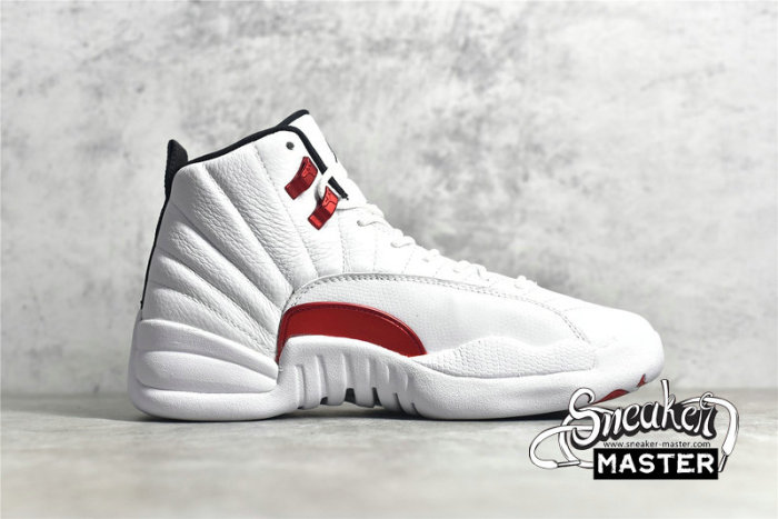 NIKE AIR JORDAN 12 RETRO TWIST WHITE/UNIVERSITY RED/BLACK CT8013-106