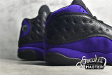 NIKE AIR JORDAN 13 BLACK/WHITE-COURT PURPLE DJ5982-015