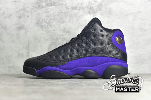 NIKE AIR JORDAN 13 BLACK/WHITE-COURT PURPLE DJ5982-015