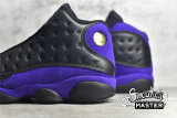 NIKE AIR JORDAN 13 BLACK/WHITE-COURT PURPLE DJ5982-015
