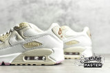 NIKE AIR MAX 90 SUMMIT WHITE/METALLIC RED BRONZE/LIGHT OREWOOD BROWN/METALLIC SUMMIT WHITE CT1873-100