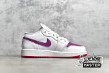 NIKE AIR JORDAN 1 LOW GS WHITE BERRY WHITE/TRUE BERRY-RUSH PINK 554723-161