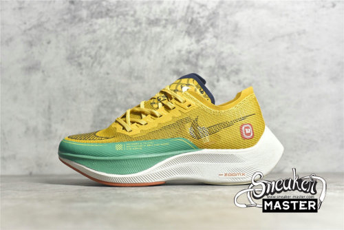 NIKE ZOOMX VAPORFLY NEXT% 2 DARK SULFUR/STADIUM GREEN/LIGHT SIENNA/THUNDER BLUE DJ5182-700