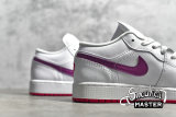 NIKE AIR JORDAN 1 LOW GS WHITE BERRY WHITE/TRUE BERRY-RUSH PINK 554723-161