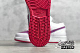 NIKE AIR JORDAN 1 LOW GS WHITE BERRY WHITE/TRUE BERRY-RUSH PINK 554723-161