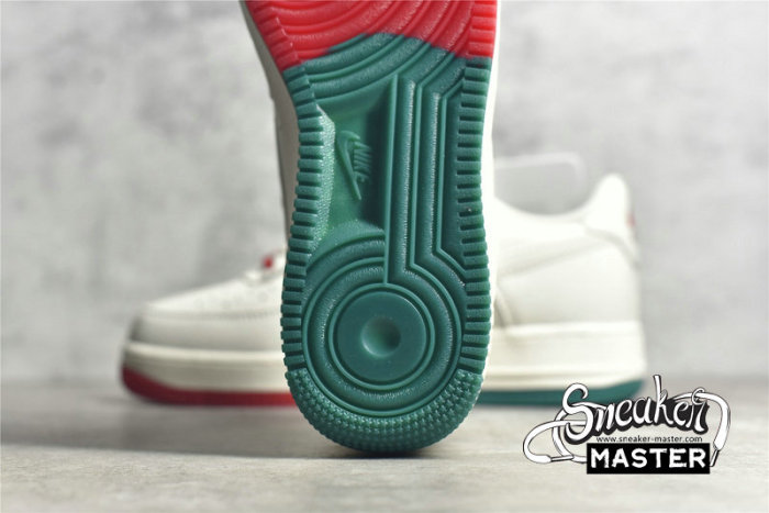 NIKE AIR FORCE 1 LOW 07 SU19 WHITE/GREEN/RED BU6638-180