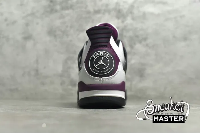 NIKE PARIS SAINT-GERMAIN X AIR JORDAN 4 RETRO WHITE/NEUTRAL GREY/BLACK/BORDEAUX CZ5624-100