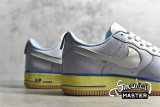 NIKE AIR FORCE 1 LOW PREMIUM BLUE POT COOKIES DARK GRAY/KHAKI/LIGHT BLUE-YELLOW CV3039-102