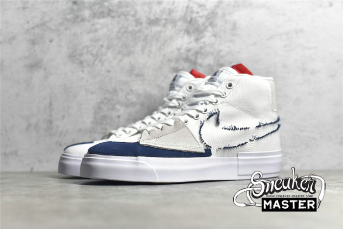 NIKE BLAZER MID SB EDGE HACK PACK WHITE/UNIVERSITY RED/SUMMIT WHITE/MIDNIGHT NAVY CI3833-100