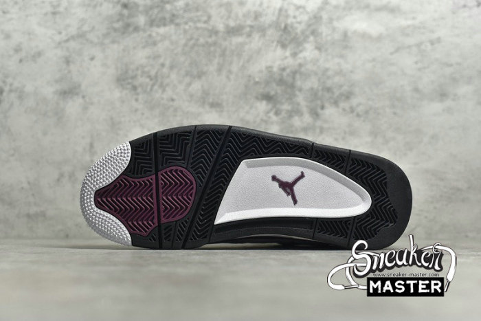 NIKE PARIS SAINT-GERMAIN X AIR JORDAN 4 RETRO WHITE/NEUTRAL GREY/BLACK/BORDEAUX CZ5624-100