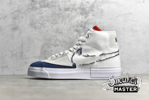 NIKE BLAZER MID SB EDGE HACK PACK WHITE/UNIVERSITY RED/SUMMIT WHITE/MIDNIGHT NAVY CI3833-100
