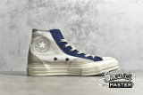 CONVERSE COURT REIMAGINED CHUCK TAYLOR ALL-STAR 70S HIGH PALE PUTTY/MIDNIGHT NAVY/EGRET 171686C