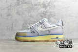 NIKE AIR FORCE 1 LOW PREMIUM BLUE POT COOKIES DARK GRAY/KHAKI/LIGHT BLUE-YELLOW CV3039-102