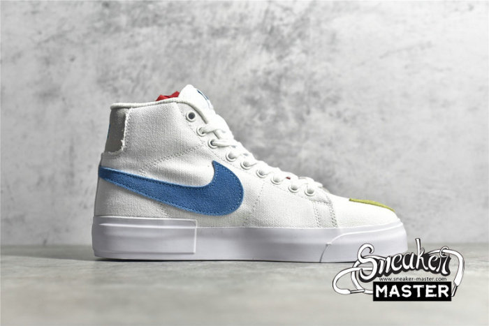 NIKE BLAZER MID SB EDGE HACK PACK SUMMIT WHITE/ORANGE AQUA/SUMMIT WHITE CI3833-101