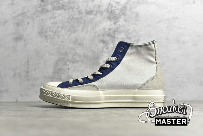 CONVERSE COURT REIMAGINED CHUCK TAYLOR ALL-STAR 70S HIGH PALE PUTTY/MIDNIGHT NAVY/EGRET 171686C