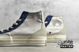 CONVERSE COURT REIMAGINED CHUCK TAYLOR ALL-STAR 70S HIGH PALE PUTTY/MIDNIGHT NAVY/EGRET 171686C