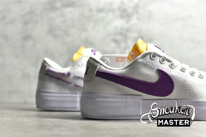 NIKE SB BLAZER LOW EDGE SUMMIT WHITE/PURPLE/YELLOW CI3833-402