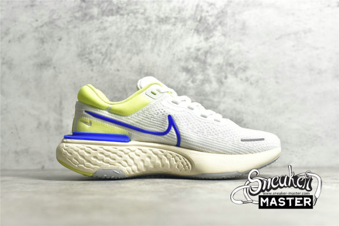 NIKE ZOOMX INVINCIBLE RUN FLYKNIT WHITE/CYBER/GREY FOG/RACER BLUE CT2228-101