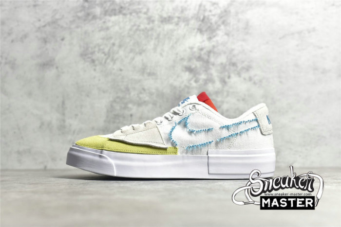 NIKE SB BLAZER LOW EDGE SUMMIT WHITE/ORANGE AQUA CI3833-409