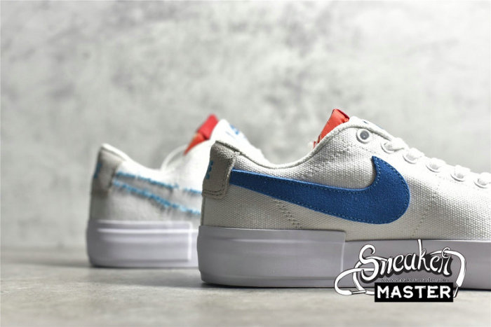 NIKE SB BLAZER LOW EDGE SUMMIT WHITE/ORANGE AQUA CI3833-409