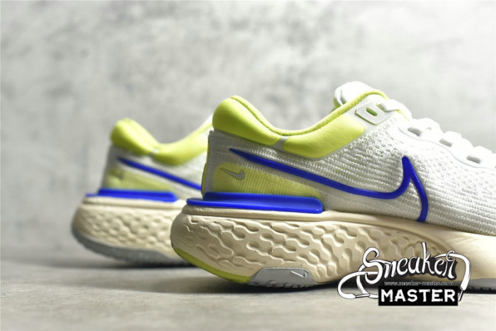NIKE ZOOMX INVINCIBLE RUN FLYKNIT WHITE/CYBER/GREY FOG/RACER BLUE CT2228-101