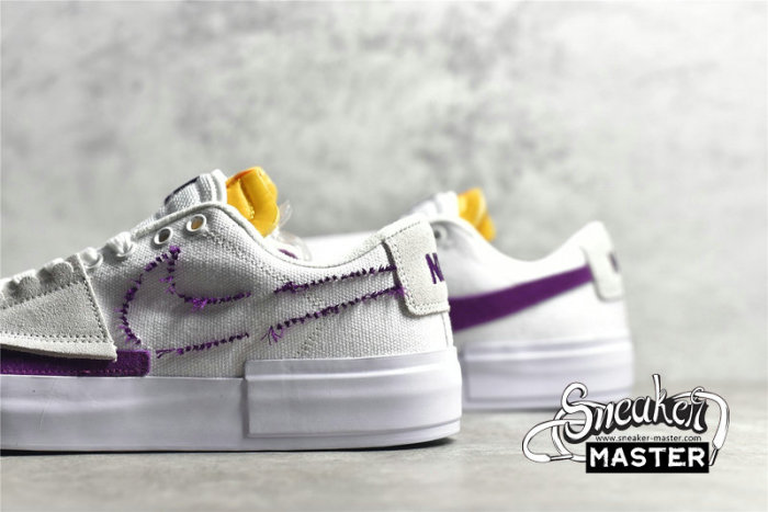 NIKE SB BLAZER LOW EDGE SUMMIT WHITE/PURPLE/YELLOW CI3833-402