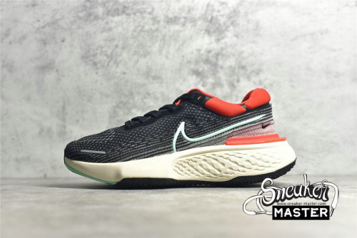 NIKE ZOOMX INVINCIBLE RUN FLYKNIT BLACK/CHILE RED/GREEN GLOW CT2228-002