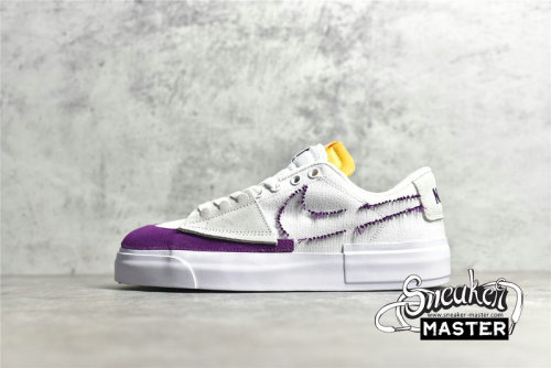 NIKE SB BLAZER LOW EDGE SUMMIT WHITE/PURPLE/YELLOW CI3833-402