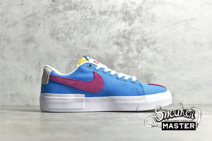 NIKE SB BLAZER EDGE LOW BLUE/FUSCHIA-WHITE CI3833-407