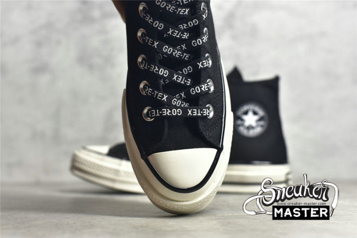 CONVERSE CHUCK TAYLOR ALL-STAR 70S HIGH GORE TEX BLACK/BLACK/EGRET 163343C