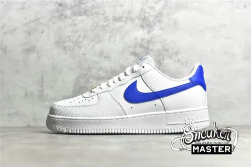 NIKE AIR FORCE 1 LOW WHITE/WHITE/ROYAL BLUE DM2845-100