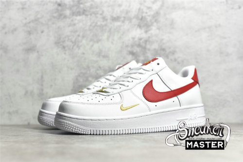 NIKE AIR FORCE 1 LOW 07 ESSENTIAL WHITE/GYM RED/GOLD CZ0270-104