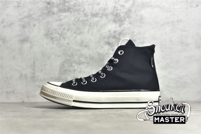 CONVERSE CHUCK TAYLOR ALL-STAR 70S HIGH GORE TEX BLACK/BLACK/EGRET 163343C
