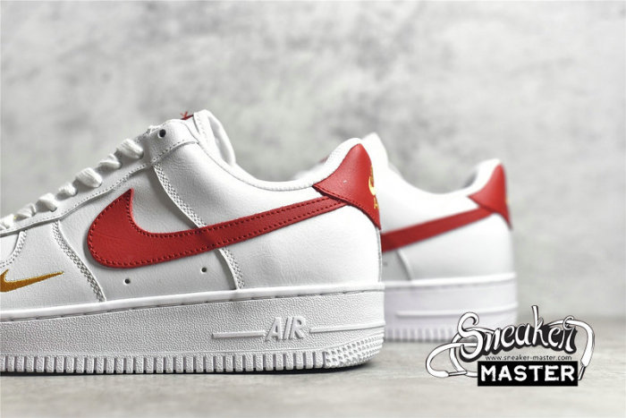 NIKE AIR FORCE 1 LOW 07 ESSENTIAL WHITE/GYM RED/GOLD CZ0270-104